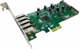 Awesome PCI-E 7埠USB 3.0 I/O 卡