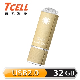 TCELL冠元 i-Taiwan國旗碟金色限定版32GB◆TCELL冠元◆香檳金-情比金堅限定版 ◆台灣製造MIT，原廠終身保固