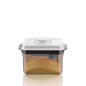 【安酷生活】一鍵搞定防滑刮平奶粉罐 1000ml-避光款