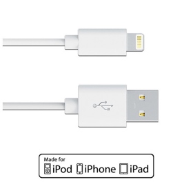 Lightning 8PIN to USB 傳輸線 1米(APPLE認証授權)
